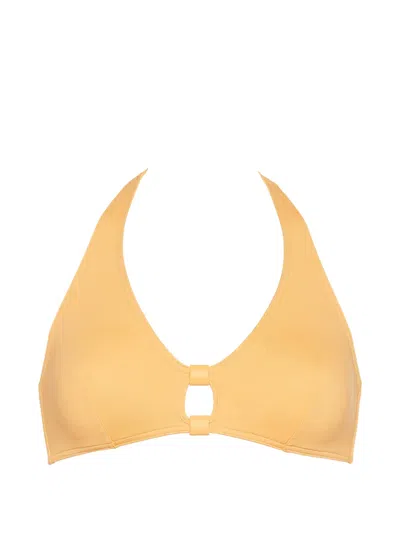 Eres Triangle Bikini Top In Orange