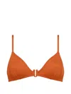 Eres Triangle Bikini Top In Orange