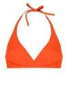 Eres Triangle Bikini Top In Orange