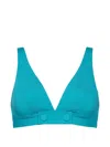 Eres Triangle-cup Bikini Top In Blue
