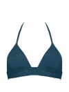 Eres Triangle-up Bikini Top In Green