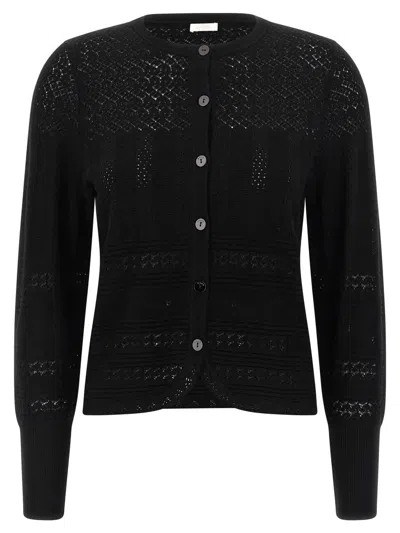 Eres Trio Cardigan In Black