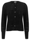 Eres Wool-cashmere Trio Cardigan In Black