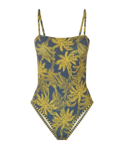 Eres Tropical Printed Swimsuit In Blue