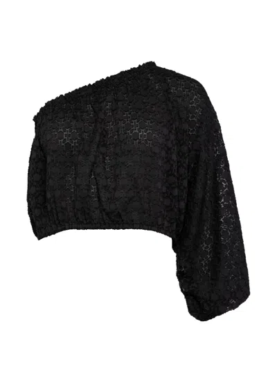 Eres Twist Asymmetric Top In Black