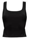 Eres Twist-back Performance Top In Black