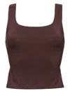 Eres Twist-back Top In Brown