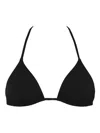 Eres Mouna Triangle Tie Bikini Top In Black