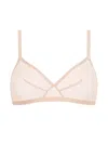 Eres Bel Sheer Tulle Triangle Bra In Make Up