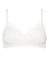 Eres Madeleine Graphic Triangle Bra In Yaourt