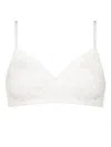 Eres Madeleine Graphic Triangle Bra In Yaourt