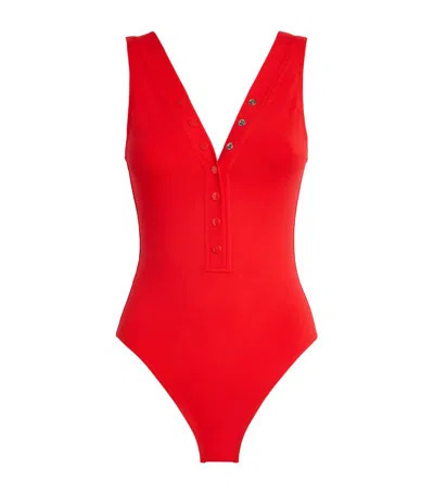 Eres Icône One-piece Swimsuit In Red