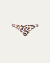 Eres Leopard Print Bikini Bottoms In Imp Coquillag Sable Fin