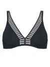 Eres Valerie Triangle Jersey Bra In Blue