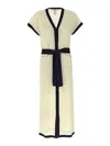 Eres Draped Dress With Pockets And Tie