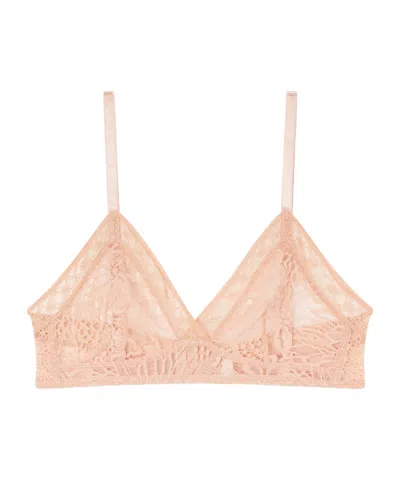 Eres Vestiges Lace Soft-cup Triangle Bra In Neutral