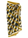 Eres Vibration Cotton And Silk Beach Cover-up In Multi