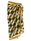 Eres Vibration Cotton And Silk Beach Cover-up In Multi
