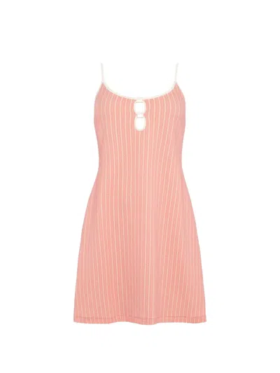 Eres Vitality Cut-out Mini Dress In Pink
