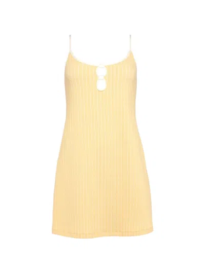 Eres Vitality Mini Dress In Yellow