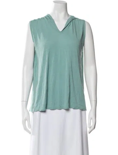Pre-owned Eres V-neck Sleeveless Hoodie In Multi