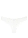 Eres Voile Tanga Lace Briefs In White