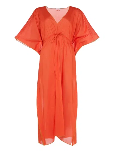 Eres Voilier Dress In Orange