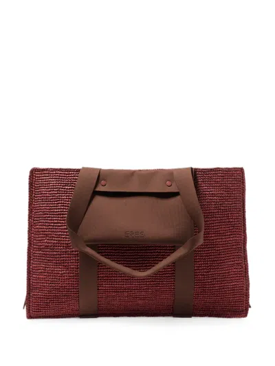 Eres Voyageur Tote Bag In Red