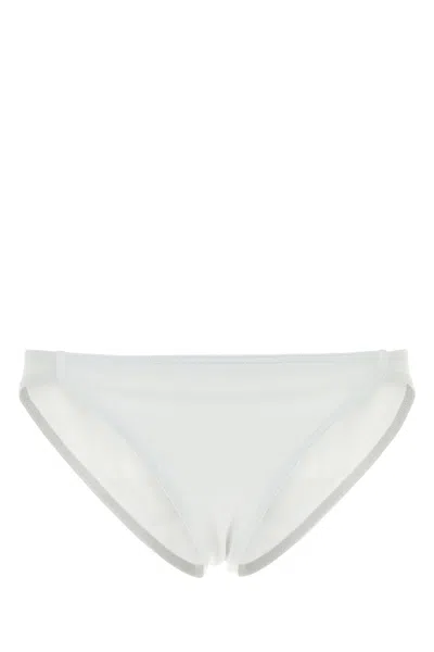 Eres White Stretch Nylon Bikini Bottom