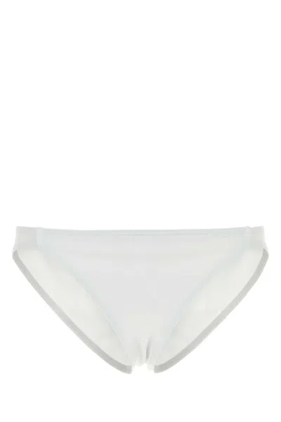ERES WHITE STRETCH NYLON BIKINI BOTTOM