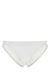 Eres White Stretch Nylon Bikini Bottom In White