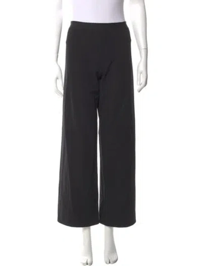 Pre-owned Eres Wide Leg Pants In Black