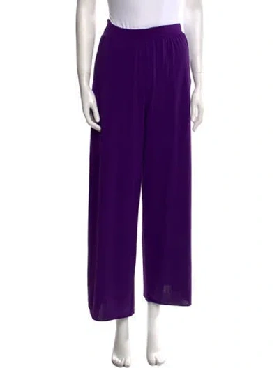 Pre-owned Eres Wide Leg Pants In Purple