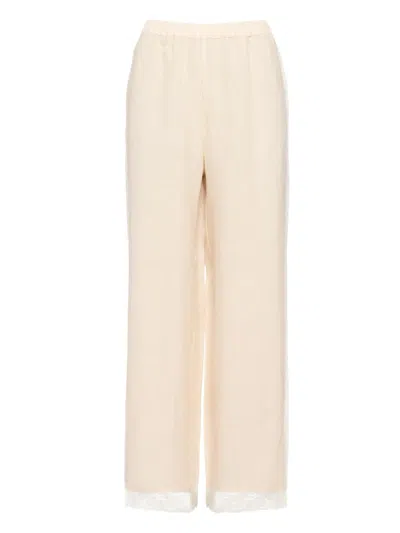 Eres Wide-leg Trousers In 粉色