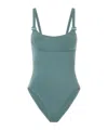 Eres Wide-strap One-piece Swimsuit In Blue