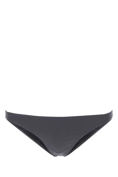 Eres Brick Stretch Nylon Bikini Bottom In Grey