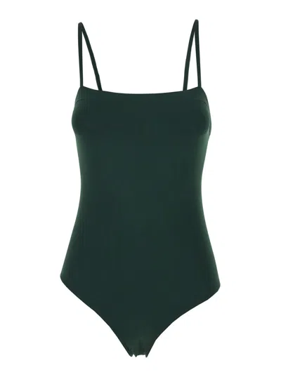 Eres Les Essentiels Aquarelle Swimsuit In Green