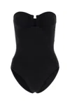 Eres Women Black Stretch Nylon Cassiopee Swimsuit In Black