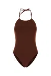 Eres Women Brown Stretch Nylon Numero Swimsuit In Brown