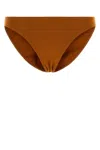 Eres Women Caramel Stretch Nylon Fripon Bikini Bottom In Brown