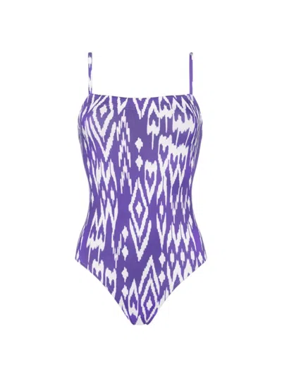 Eres Women's Cloud Ikat One-piece Swimsuit In Imprime Wind Flashy