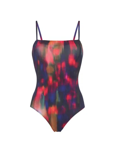 Eres Women's Comète Abstract One-piece Swimsuit In Imprime Boreale