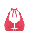 Eres Dédicace Bikini Top In Red