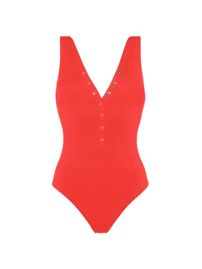 Eres Women's Icône One-piece Tank Swimsuit In Ecarlate