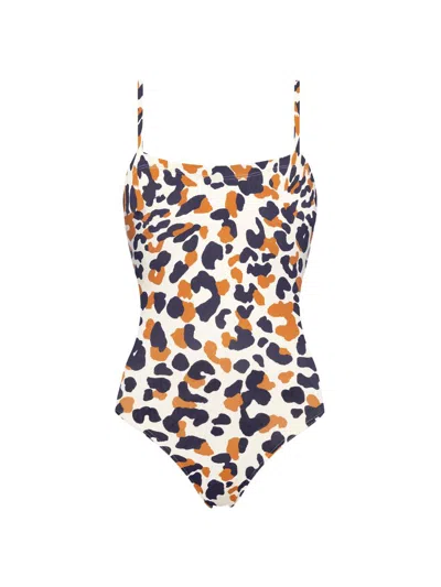 Eres Women's Néréides Printed One-piece Swimsuit In Sable Fin