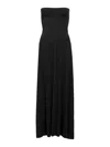 Eres Oda Strapless Stretch-jersey Maxi Dress In Noir