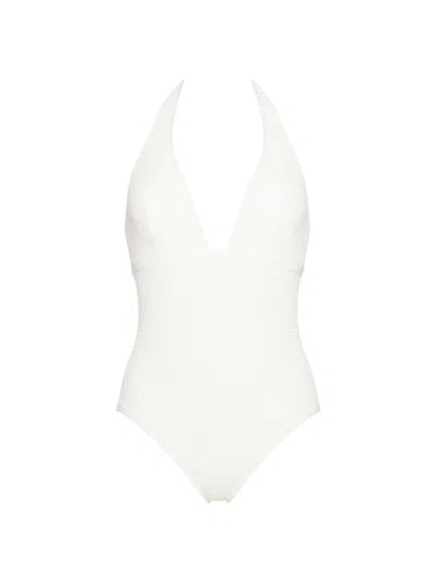 Eres Women's Paillette One-piece Swimsuit In White