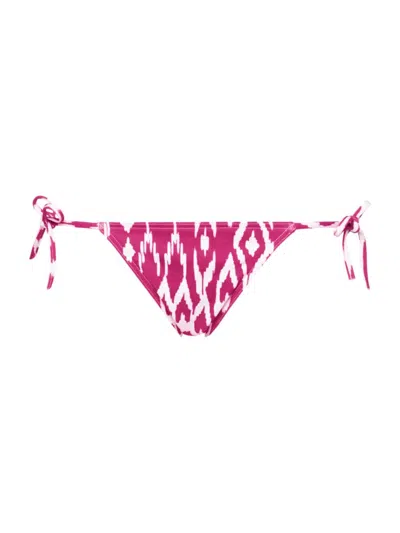 Eres Rain Lace Bikini Bottoms In Imprime Wind Sunset