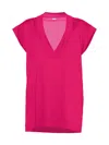 Eres Women's Renee Relaxed V-neck Cover-up In Smile
