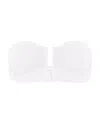 Eres Women's Show Bandeau Bikini Top In White